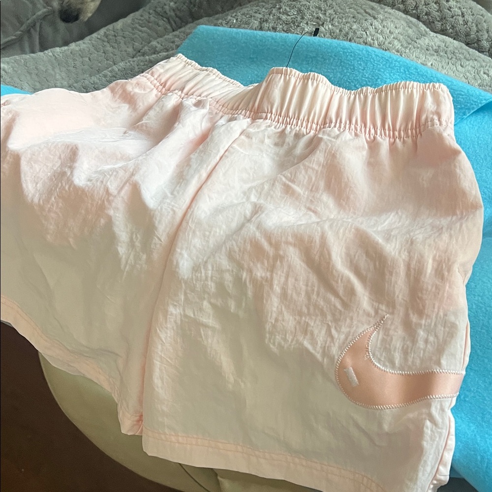 Nike Light Pink High-Rise Shorts